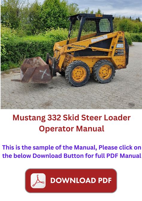 mustang 332 skid steer specifications|2012 mustang skid steer specifications.